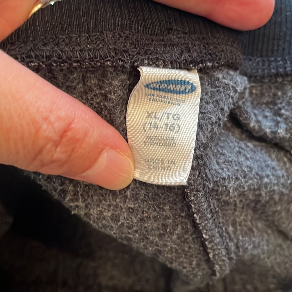 Jogger Sweats Old Navy Gray Heather Size Youth XL - Picture 6 of 6